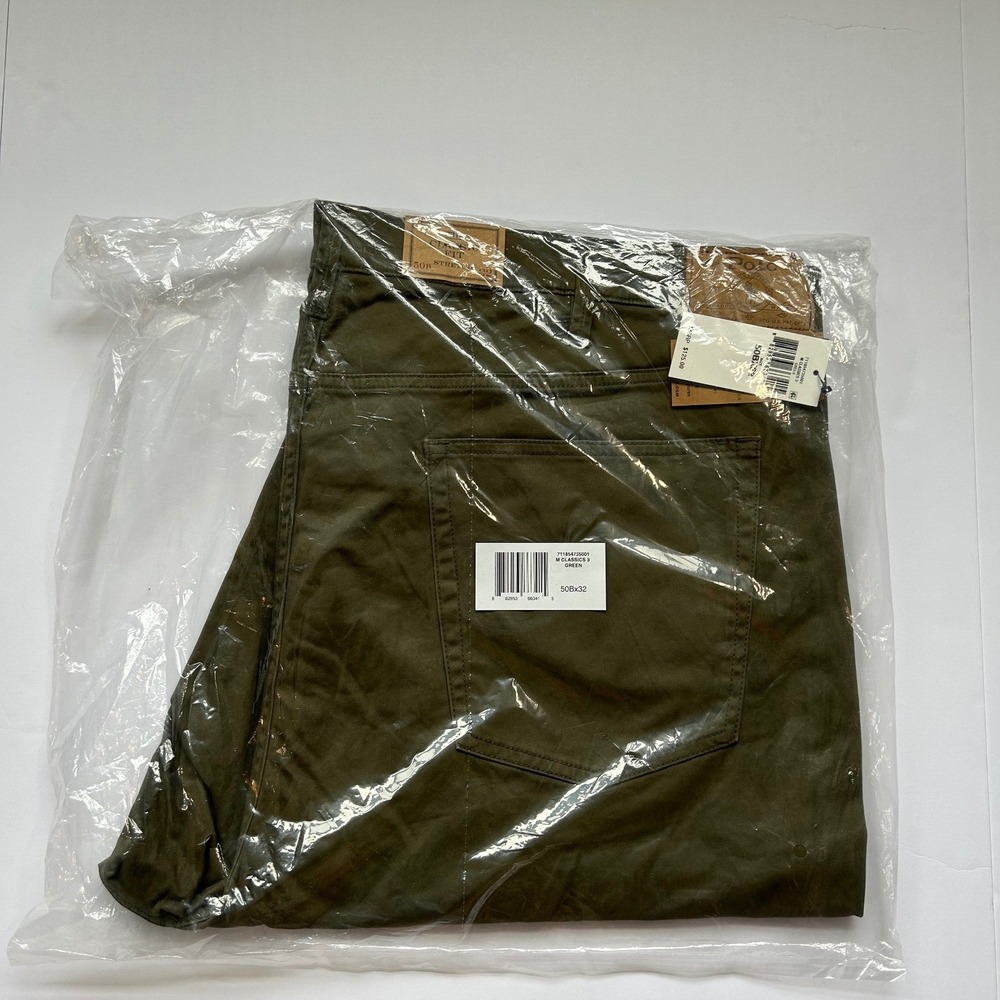 Polo Ralph Lauren Mens Classic Fit Stretch Pants Olive Green 50x32 NWT 50B 50G - Picture 10 of 12